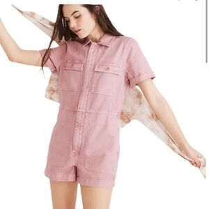 Madewell Coverall Romper - Garment dyed